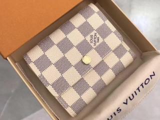 【N63241】 LOUIS VUITTON ルイヴィトン ダミエ・アズール 財布 コピー ポルトフォイユ・アナイス 小銭入付財布 ヴィトン 三つ折り財布