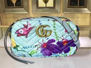 【447632 0E22E 4881】 GUCCI グッチ GGマーモント バッグ スーパーコピー GG Marmont オンライン限定 アンスキルド・ワーカー レディース ショルダーバッグ