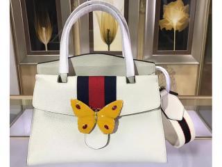 【505344 CWGKT 9674】 GUCCI グッチ トーテム バッグ コピー 2018新作 GucciTotem ミディアム トップハンドルバッグ レディース ショルダーバッグ アイボリー レザー