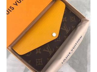 【M60506】 LOUIS VUITTON ルイヴィトン モノグラム 長財布 コピー ポルトフォイユ・マリールーロン ヴィトン エピ レディース 三つ折り財布 4色可選択 シトロン