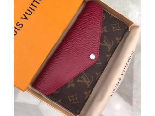 【M60498】 LOUIS VUITTON ルイヴィトン モノグラム 長財布 スーパーコピー ポルトフォイユ・マリールーロン ヴィトン エピ レディース 三つ折り財布 4色可選択 フューシャ