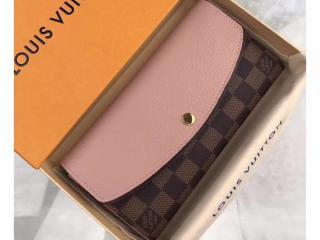 【N61262】 LOUIS VUITTON ルイヴィトン ダミエ・エベヌ 長財布 コピー ポルトフォイユ・ノルマンディ ヴィトン トリヨン レディース 二つ折り財布 3色可選択 マグノリア