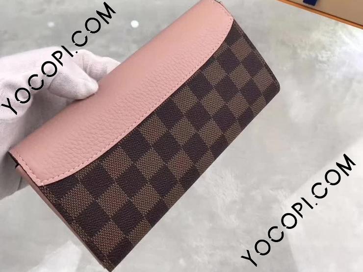 ルイヴィトン ダミエ 二つ折り財布 ポルトフォイユ トレゾール　アメリカ製 LOUIS VUITTON 〇〇 ルイヴィトン ダミエ ポルトフォイユ