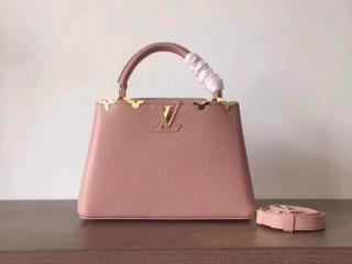 【M54664】 LOUIS VUITTON ルイヴィトン トリヨン バッグ スーパーコピー カプシーヌ PM Capucines ハンドバッグ ヴィトン レディース ショルダーバッグ 2色可選択 ピンク
