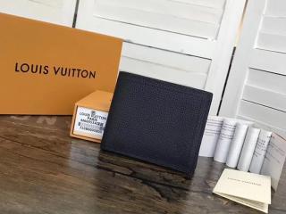【M64135】 LOUIS VUITTON ルイヴィトン カーフ 財布 コピー ポルトフォイユ・コンパクト ヴィトン メンズ 二つ折り財布 2色可選択 ブルーマリーヌ