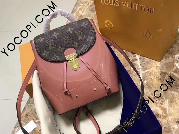 ルイヴィトンLOUISVUITTON　ホットスプリングス　バックパック　ピンク