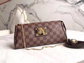 【N55213】 LOUIS VUITTON ルイヴィトン ダミエ・エベヌ バッグ コピー エヴァ ヴィトン レディース チェーンショルダーバッグ