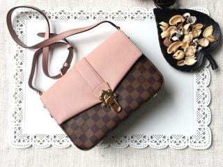 【N44244】 LOUIS VUITTON ルイヴィトン ダミエ･エベヌ バッグ スーパーコピー クラプトン ヴィトン レディース ショルダーバッグ 3色可選択 マグノリア
