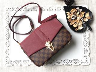【N42442】 LOUIS VUITTON ルイヴィトン ダミエ･エベヌ バッグ コピー クラプトン ヴィトン レディース ショルダーバッグ 3色可選択 レザン