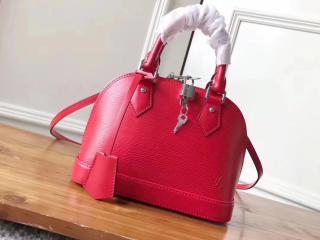 【M41160】 LOUIS VUITTON ルイヴィトン エピ バッグ スーパーコピー アルマ BB ハンドバッグ ヴィトン レディース ショルダーバッグ 5色可選択 コクリコ