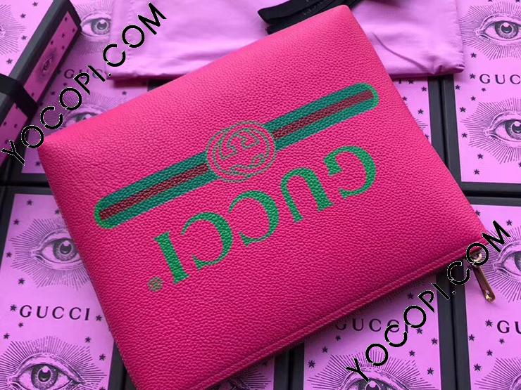 Gucci ピンク ロゴパターン クラッチバッグ Gucci ピンク ロゴパターン クラッチバッグ