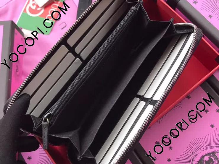 GUCCI GGカレイド 長財布 クルーズコレクション 幾何学模様 本革｜長財布 