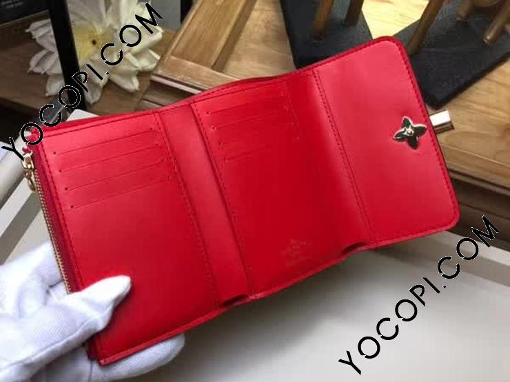 【M62567】 LOUIS VUITTON ルイヴィトン モノグラム 財布 コピー ポルトフォイユ・フラワー コンパクト ヴィトン