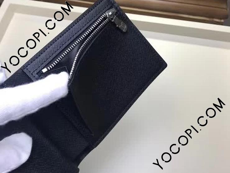 ‼️LouisVuitton‼️タイガ　レザー二つ折り財布 ネイビー M62045 LouisVuitton‼️タイガ レザー二つ折り財布 ネイビー M62045