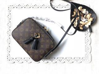 【M43555】 LOUIS VUITTON ルイヴィトン モノグラム バッグ スーパーコピー サントンジュ ヴィトン レディース ショルダーバッグ 3色可選択 ノワール