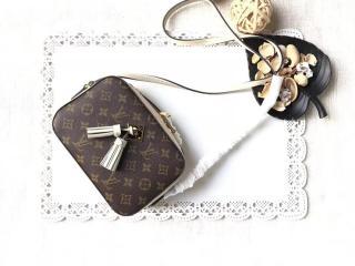 【M43559】 LOUIS VUITTON ルイヴィトン モノグラム バッグ スーパーコピー サントンジュ ヴィトン レディース ショルダーバッグ 3色可選択 クレーム
