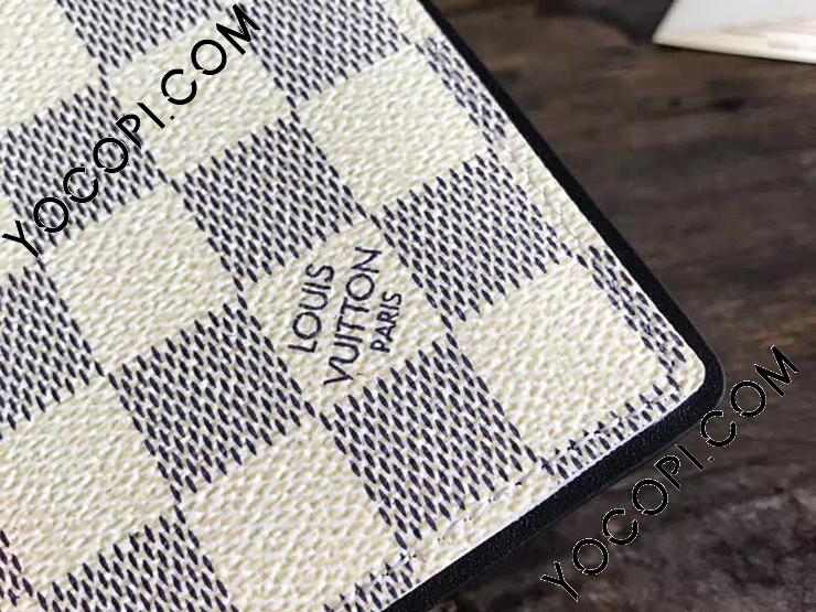 LOUIS VUITTON ダミエ アズール二つ折り財布 q68 ヴィエノワ ダミエアズール 二つ折り財布 がま口 ルイ
