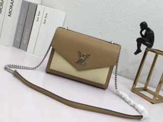 【M51424】 LOUIS VUITTON ルイヴィトン ソフトカーフ バッグ スーパーコピー マイロックミー BB Lockme ヴィトン レディース ショルダーバッグ 7色可選択 パピルスクレーム