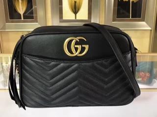 【443499 DRW1T 1000】 GUCCI グッチ GGマーモント バッグ コピー GG Marmont キルティング レディース ショルダーバッグ 4色選 ブラック