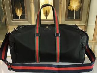 ‎【450983 K1NET 8546】 GUCCI グッチ バッグ スーパーコピー トートバック テクノキャンバス メンズ ダッフルバッグ 2色選 ブラック