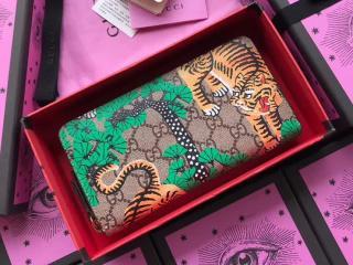 【451468 K6D1T 8651】 GUCCI グッチ GGスプリーム 財布 コピー ベンガル ジップアラウンド レディース ラウンドファスナー長財布