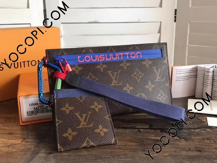 M63045】 LOUIS VUITTON ルイヴィトン コピー モノグラム リボンポーチ 