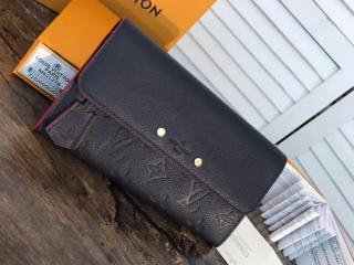 【M62127】 LOUIS VUITTON ルイヴィトン モノグラム・アンプラント 財布 スーパーコピー ポルトフォイユ・ポンヌフ ヴィトン レディース 二つ折り長財布 3色選択可 マリーヌルージュ