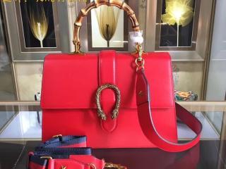 【421999 CWLST 6473】 GUCCI グッチ ディオニュソス バッグ ディオニュソス スーパーコピー Dionysus トップハンドルバッグ レディース ショルダーバッグ ハイビスカスレッド レザー