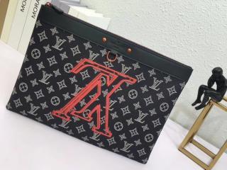 【M62905】 LOUIS VUITTON ルイヴィトン モノグラム･インク バッグ スーパーコピー ポシェット・アポロ ヴィトン メンズ クラッチバッグ