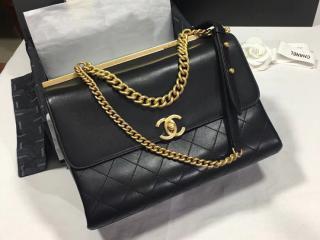 Chanel Coco Luxe Small Flap Bag A57086 Black 2018