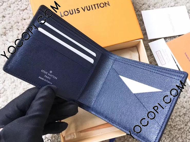 【M63515】 LOUIS VUITTON ルイヴィトン エピ 財布 スーパーコピー ポルトフォイユ・ミュルティプル ヴィトン メンズ 二つ