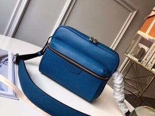 【M33437】 LOUIS VUITTON ルイヴィトン タイガ バッグ コピー アウトドア・メッセンジャー PM ヴィトン メンズ ショルダーバッグ 2色可選択 コバルト