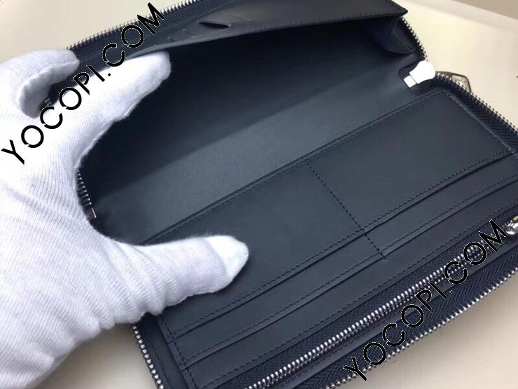 【訳あり】LV ダミエ　長財布 LOUIS VUITTON ルイヴィトン 長財布 破格本物 ダミエアズール