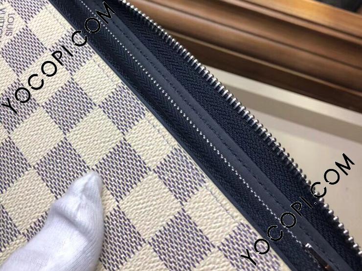 N62632】 LOUIS VUITTON ルイヴィトン ダミエ・アズール 長財布