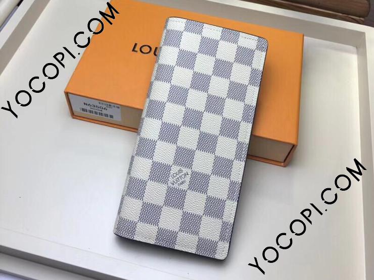 N63506】 LOUIS VUITTON ルイヴィトン ダミエ・アズール 長財布