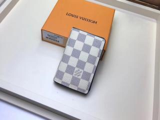 【N63505】 LOUIS VUITTON ルイヴィトン ダミエ・アズール 財布 コピー オーガナイザー・ドゥ ポッシュ ヴィトン メンズ 二つ折り財布