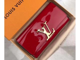 【M64550】 LOUIS VUITTON ルイヴィトン パテント 長財布 コピー ポルトフォイユ・ルイーズ ヴィトン レディース 二つ折り財布 2色選択可 ルージュ
