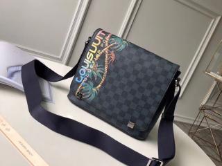 【N50005】 LOUIS VUITTON ルイヴィトン ダミエ･コバルト バッグ コピー ディストリクト PM NM ショルダーバッグ ヴィトン メンズ メッセンジャーバッグ