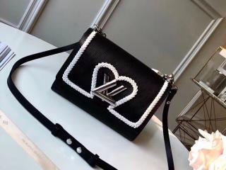 【M54286】 LOUIS VUITTON ルイヴィトン エピ バッグ コピー ツイスト MM ヴィトン レディース ショルダーバッグ 2色選択可 ノワール