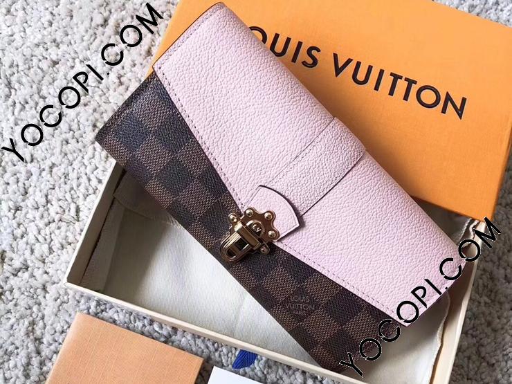 LOUIS VUITTON ポルトフォイユ クラプトン マグノリア ダミエ-