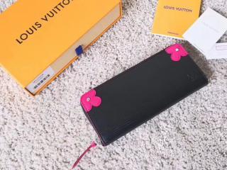 【M62968】 LOUIS VUITTON ルイヴィトン エピ 財布 コピー ポルトフォイユ・クレマンス ヴィトン レディース ラウンドファスナー長財布 2色選択可 ノワール