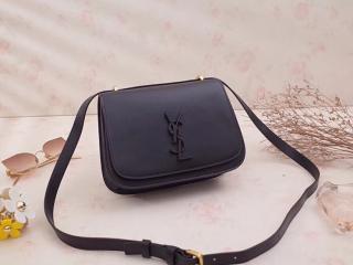 【512853 DV70W 1000】 SAINT LAURENT サンローラン レディース バッグ コピー スポンティーニ サッチェル ショルダーバッグ スモール/ブラック/レザー