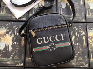 【‎523591 0QRAT 8163】 GUCCI グッチ プリント バッグ コピー メッセンジャーバッグ メンズ ショルダーバッグ 3色可選択 ブラック レザー