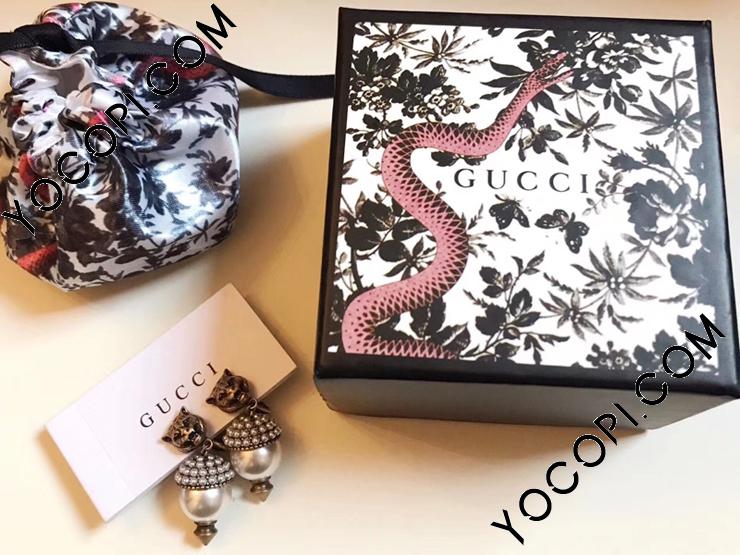 GUCCI グッチ パール付き シングルピアス primewatch_628546-j8400-8106