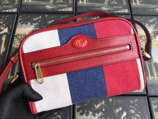 【517350 9KAGG 9091】 GUCCI グッチ オフィディア バッグ コピー Ophidia ミニバッグ シルヴィ ストライプ キャンバス レディース ショルダーバッグ