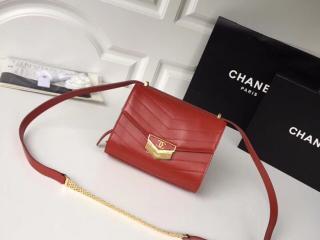 【A57490 Y33278 0B798】 CHANEL シャネル バッグ コピー 2018AW 新作 フラップ バッグ カーフスキン レディース ショルダーバッグ 4色選択可 ラスト 19cm
