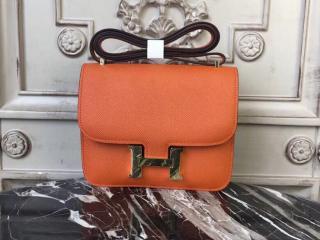 HERMES エルメス コンスタンス バッグ コピー Constance レディース ショルダーバッグ 12色可選択 オレンジ 【HC1903】