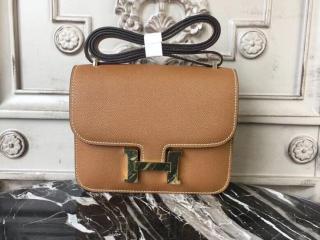 HERMES エルメス コンスタンス バッグ スーパーコピー Constance レディース ショルダーバッグ 12色可選択 ブラウン 【HC1904】