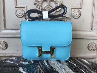 HERMES エルメス コンスタンス バッグ コピー Constance レディース ショルダーバッグ 12色可選択 スカイブルー 【HC1905】