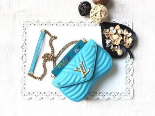 【M51946】 LOUIS VUITTON ルイヴィトン バッグ コピー チェーンバッグ MM ヴィトン レディース ショルダーバッグ ニューウェーブ・レザー 4色可選択 ターコイズ